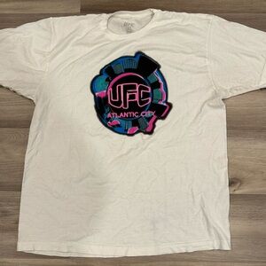 UFC White Cotton T-Shirt